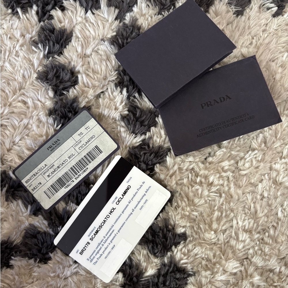 Prada Scamosciato Suede Shoulder Bag - Picture 7 of 7